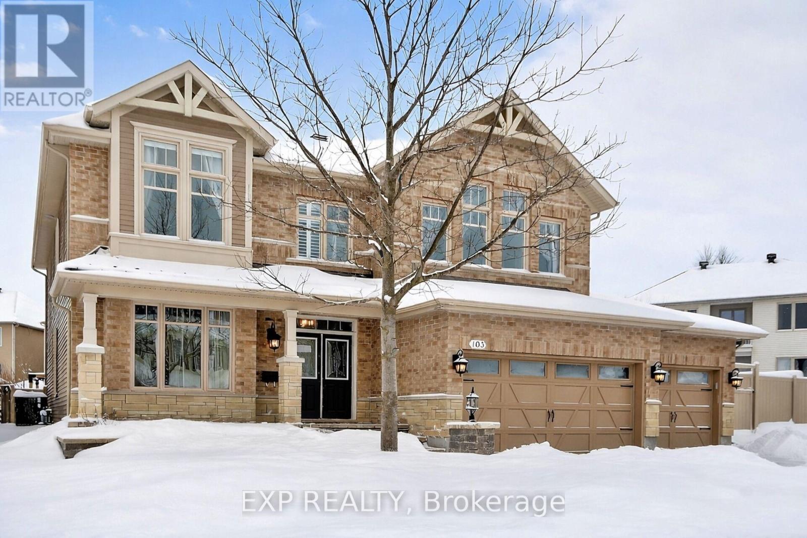 Welcome to this exceptional Ritchcraft Wildwood I model, ideally located on a quiet crescent in the highly sought-after West Ridge subdivision. Set on a premium corner lot with valuable side-yard space, this meticulously maintained home offers an outstanding blend of luxury, functionality, and future potential.The sun-filled main floor features two expansive living areas perfect for everyday living and entertaining, along with a separate formal dining room. A main-floor office offers excellent flexibility and can easily function as a fifth bedroom. The impressive eat-in kitchen showcases stone countertops, high-end appliances, ample cabinetry, and a pantry, while the adjoining family room is anchored by a gas fireplace and dramatic vaulted ceiling. Upstairs are four generously sized bedrooms, including a luxurious primary retreat with a walk-in closet and a spacious five-piece ensuite. Two additional bedrooms share a beautifully updated Jack & Jill bathroom, and all bathrooms in the home recently professionally renovated. A rare triple heated garage with epoxy flooring adds exceptional value. The unfinished basement offers endless customization opportunities, with potential to expand the home to nearly 5,000 sq. ft. Major updates include a new roof (2020), furnace, ERV, and air conditioner, providing peace of mind for years to come. The fully fenced backyard is a private oasis featuring a PVC deck with natural gas BBQ hookup, stamped concrete patio, pergola-covered firepit area, and a barely used top-of-the-line hot tub. Thoughtful landscaping, a functional side yard with sheds, and professional front-yard stonework complete the exterior. Located less than five minutes to Highway 417 and 15-20 minutes to Carling Campus, with parks, schools, and amenities nearby, this remarkable home offers space, quality, and an exceptional lifestyle in one of the area's most coveted communities. (id:48254)