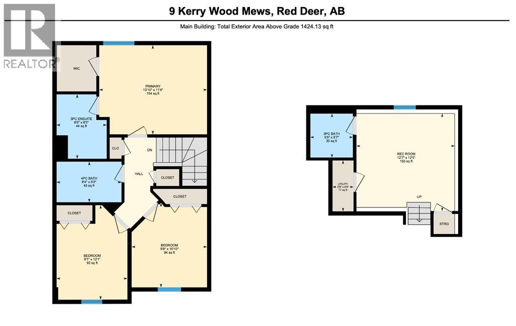 9 Kerry Wood Mews, Red Deer, Alberta  T4N 7B8 - Photo 32 - A2289014