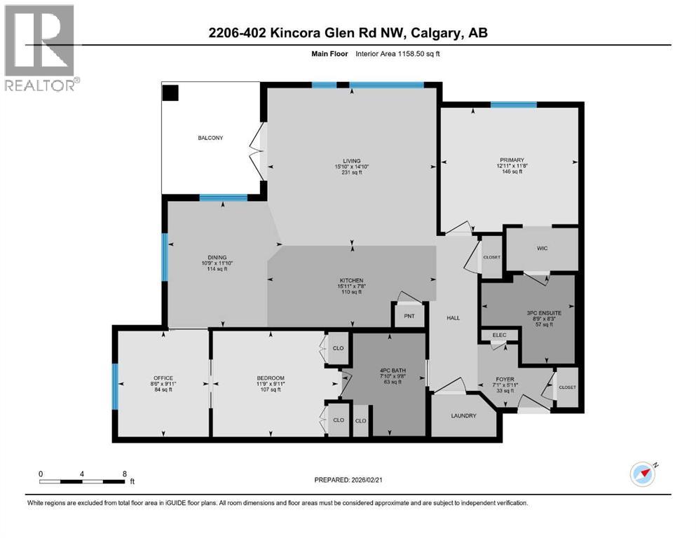 2206, 402 Kincora Glen Road Nw, Calgary, Alberta  T3R 0V2 - Photo 49 - A2288156