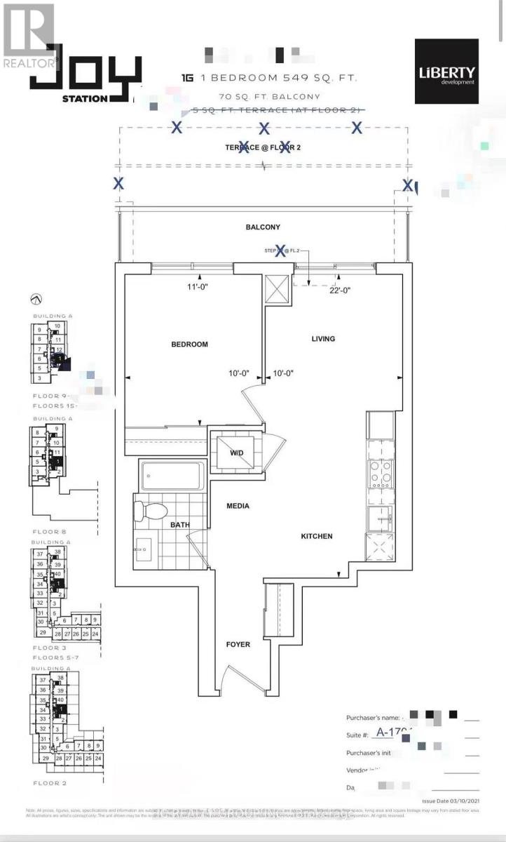 1701 - 9763 Markham Road, Markham, Ontario  L6E 0W4 - Photo 4 - N12832012