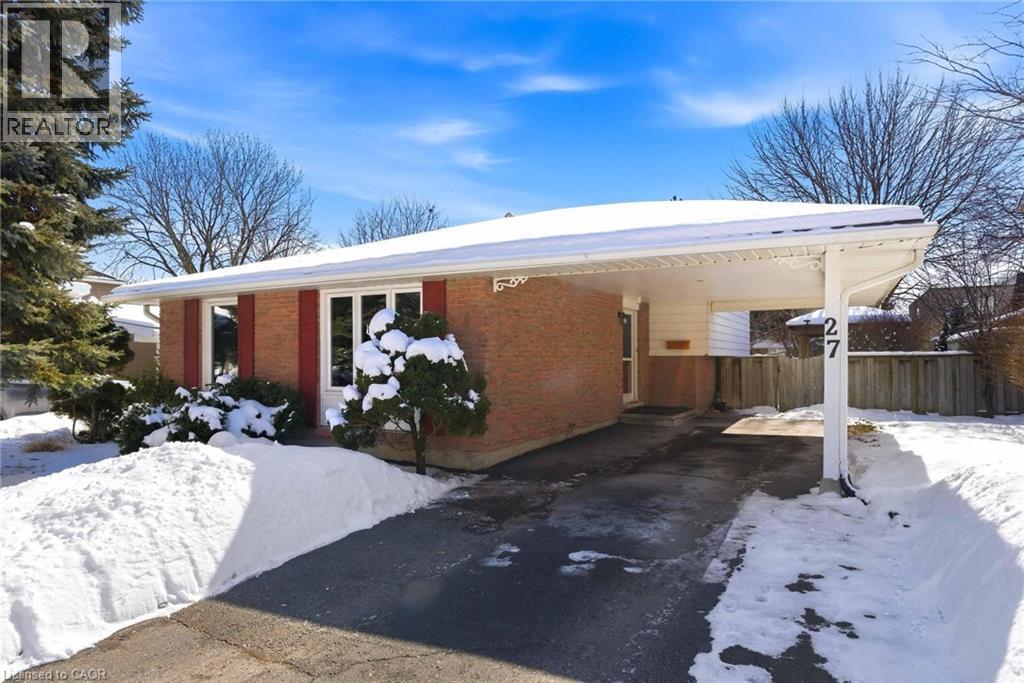 27 Lewis Crescent, Kitchener, Ontario  N2A 2T7 - Photo 1 - 40797999