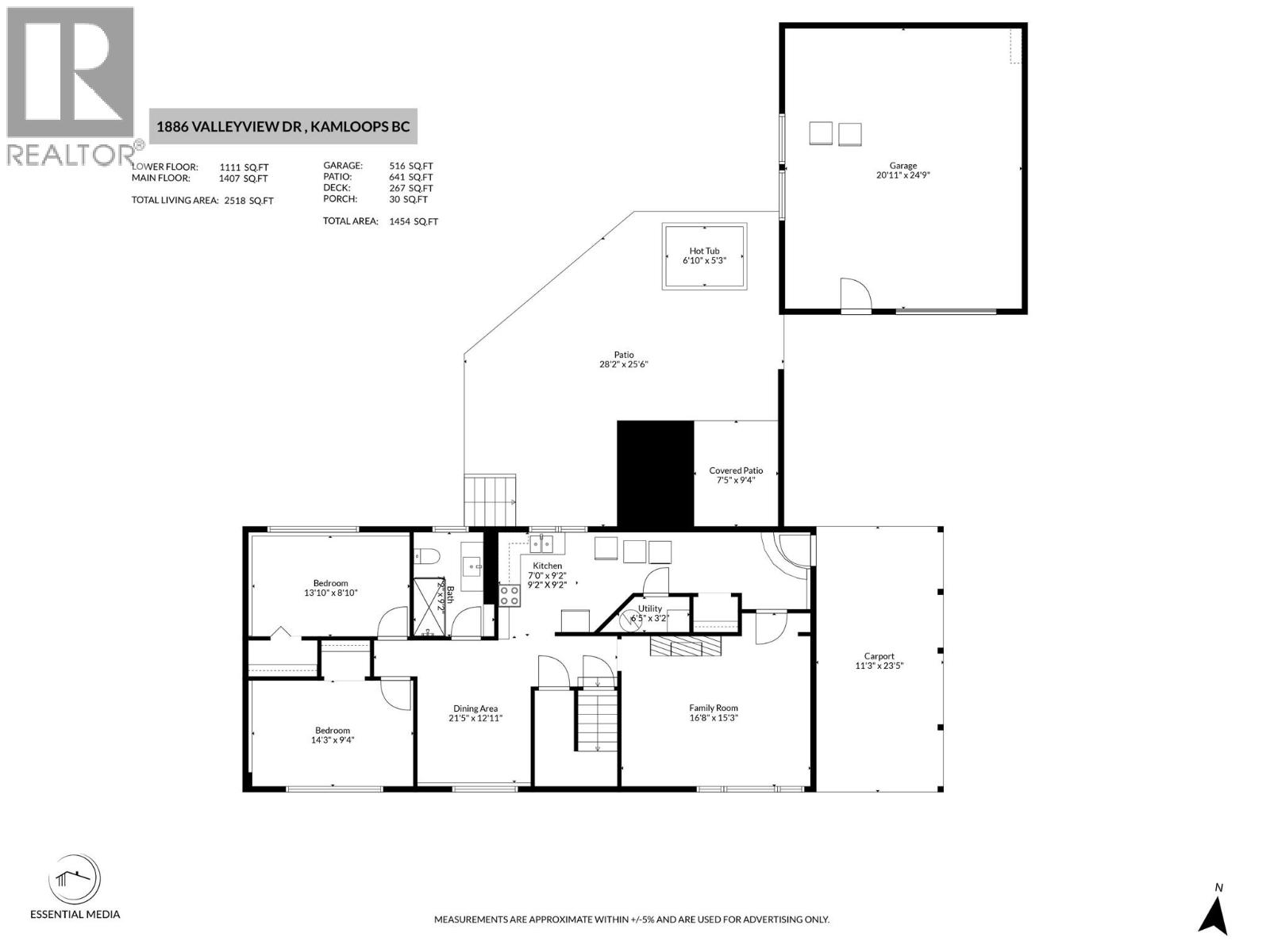 1886 Valleyview Drive, Kamloops, British Columbia  V2C 4B9 - Photo 51 - 10375991
