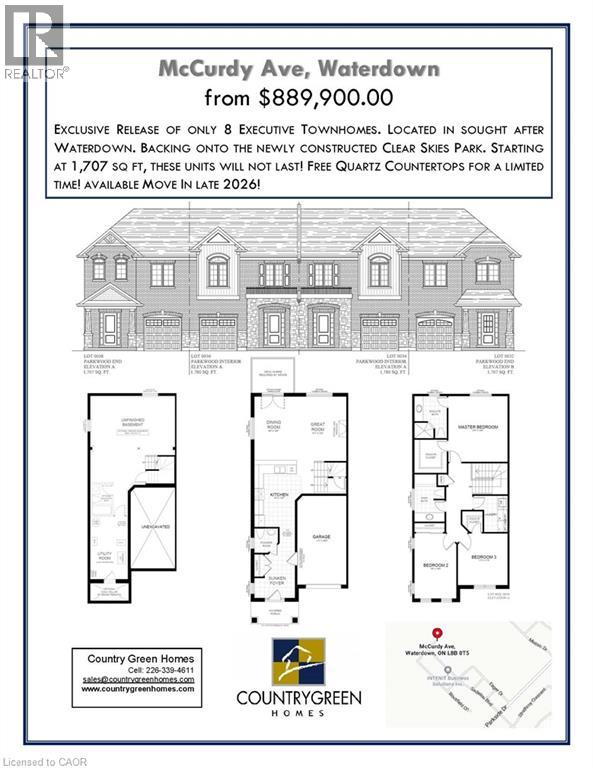 36 MCCURDY Avenue, waterdown, Ontario