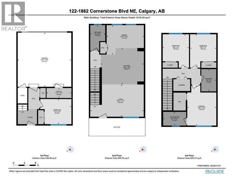 122, 1862 Cornerstone Boulevard, Calgary, Alberta  T3N 2R4 - Photo 24 - A2277112