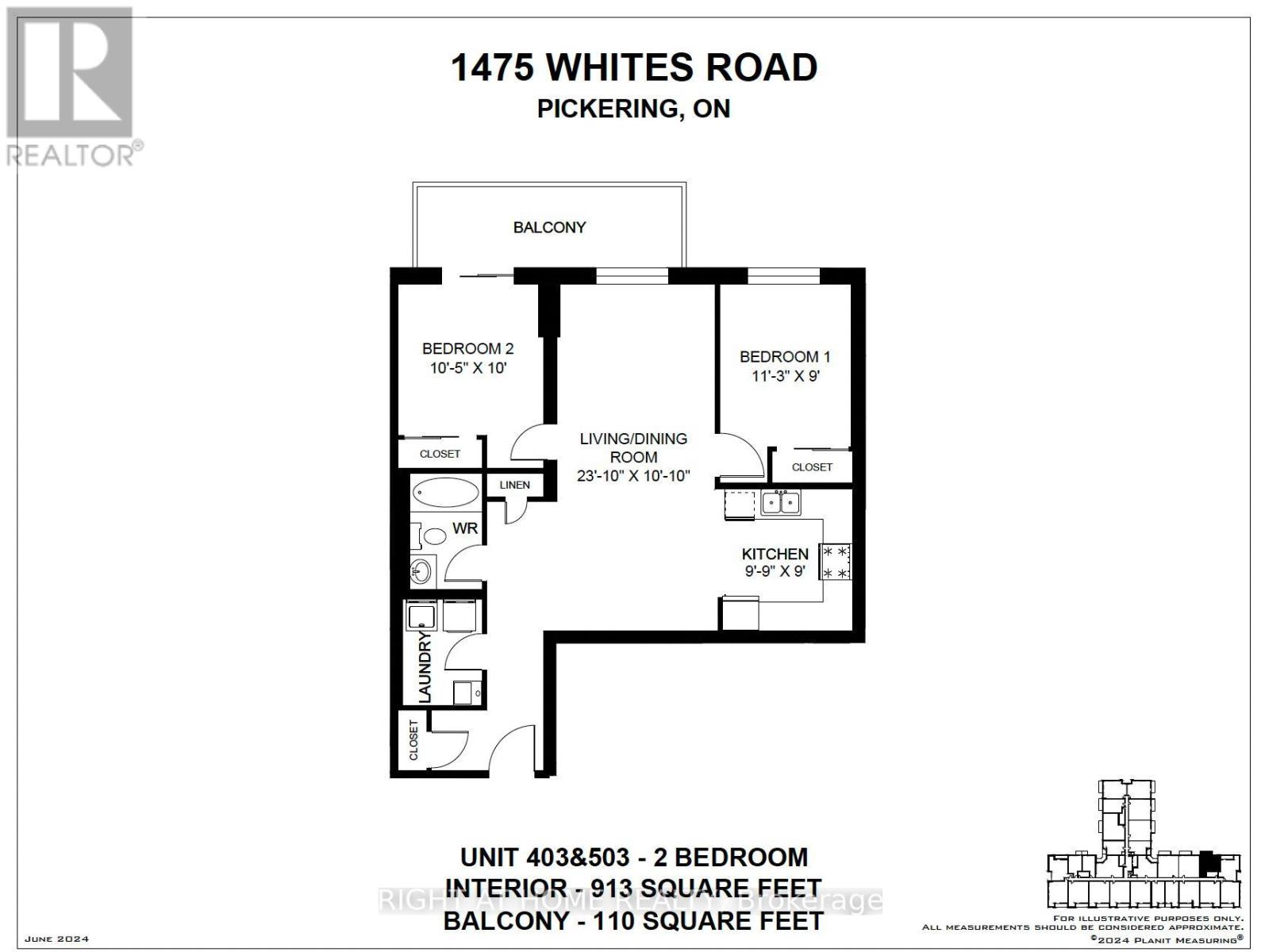 403 - 1475 Whites Road, Pickering, Ontario  L1V 0H3 - Photo 12 - E12835700