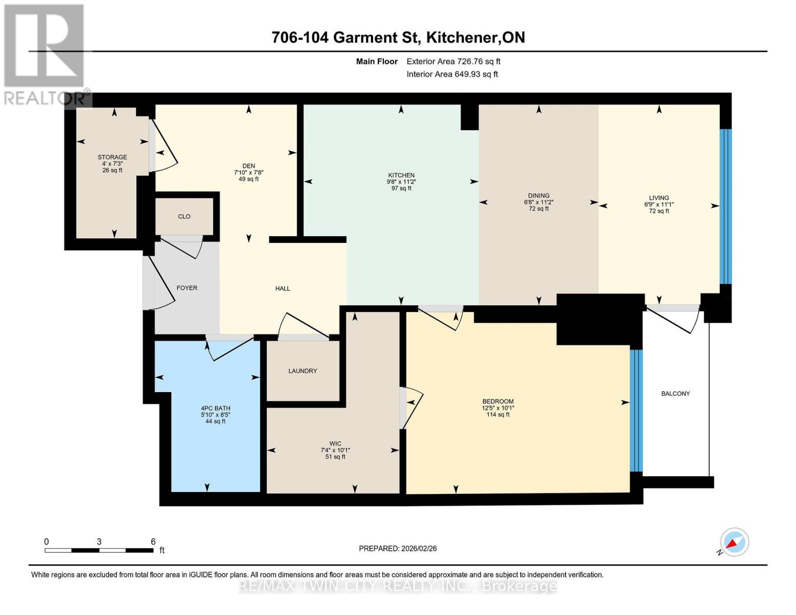 706 - 104 Garment Street, Kitchener, Ontario  N2G 0C8 - Photo 30 - X12835762