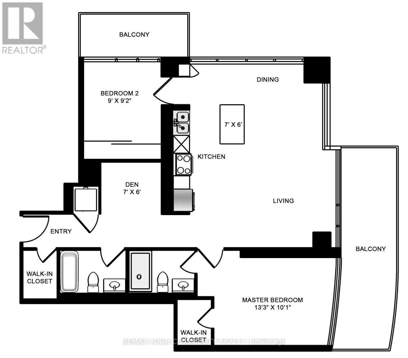 706 - 2230 Lakeshore Boulevard, Toronto, Ontario  M8V 1A5 - Photo 14 - W12836238