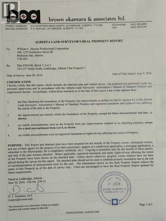 533 23 Street S, Lethbridge, Alberta  T1J 3M9 - Photo 28 - A2258774