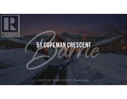 51 COPEMAN CRESCENT, Barrie, Ontario