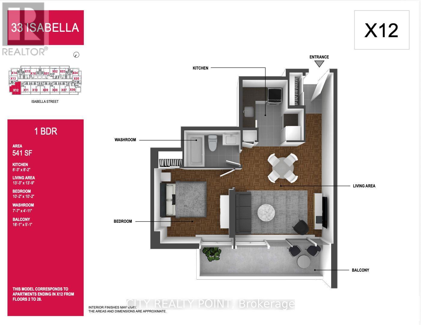 2412 - 33 Isabella Street, Toronto, Ontario  M4Y 2P7 - Photo 9 - C12743564