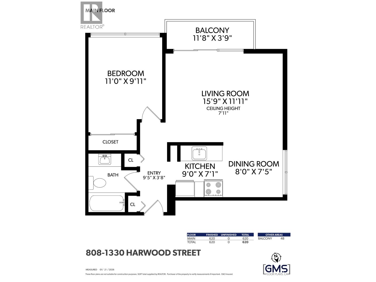 808 1330 Harwood Street, Vancouver, British Columbia  V6E 1S8 - Photo 25 - R3084198