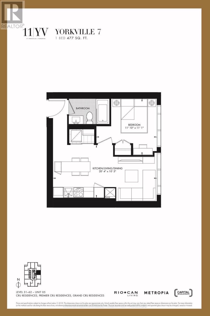 3505 - 11 Yorkville Avenue, Toronto, Ontario  M4W 0B7 - Photo 2 - C12841140