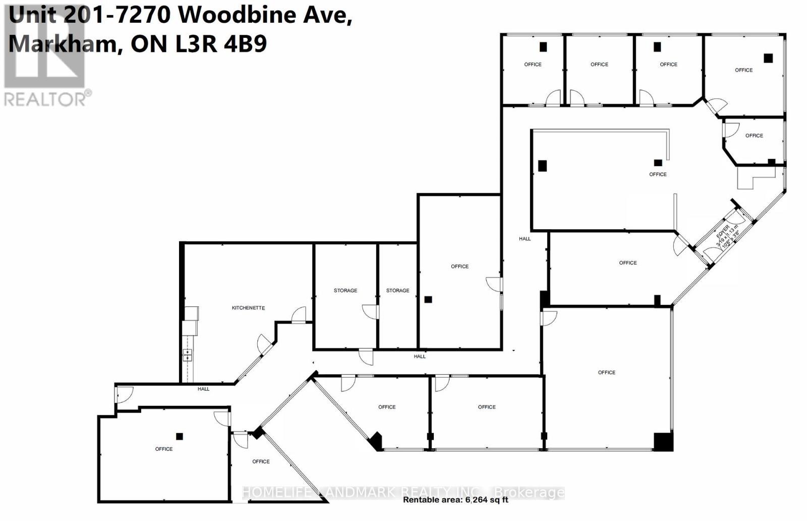 201 - 7270 Woodbine Avenue, Markham, Ontario  L3R 4B9 - Photo 4 - N12841344