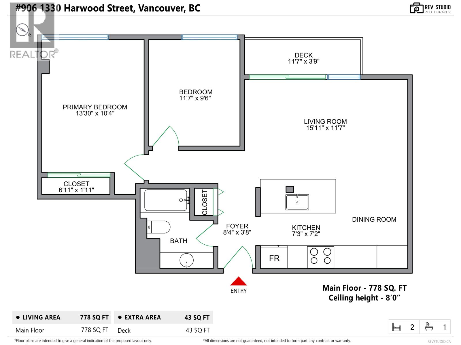 907 1330 Harwood Street, Vancouver, British Columbia  V6E 1S8 - Photo 33 - R3095357