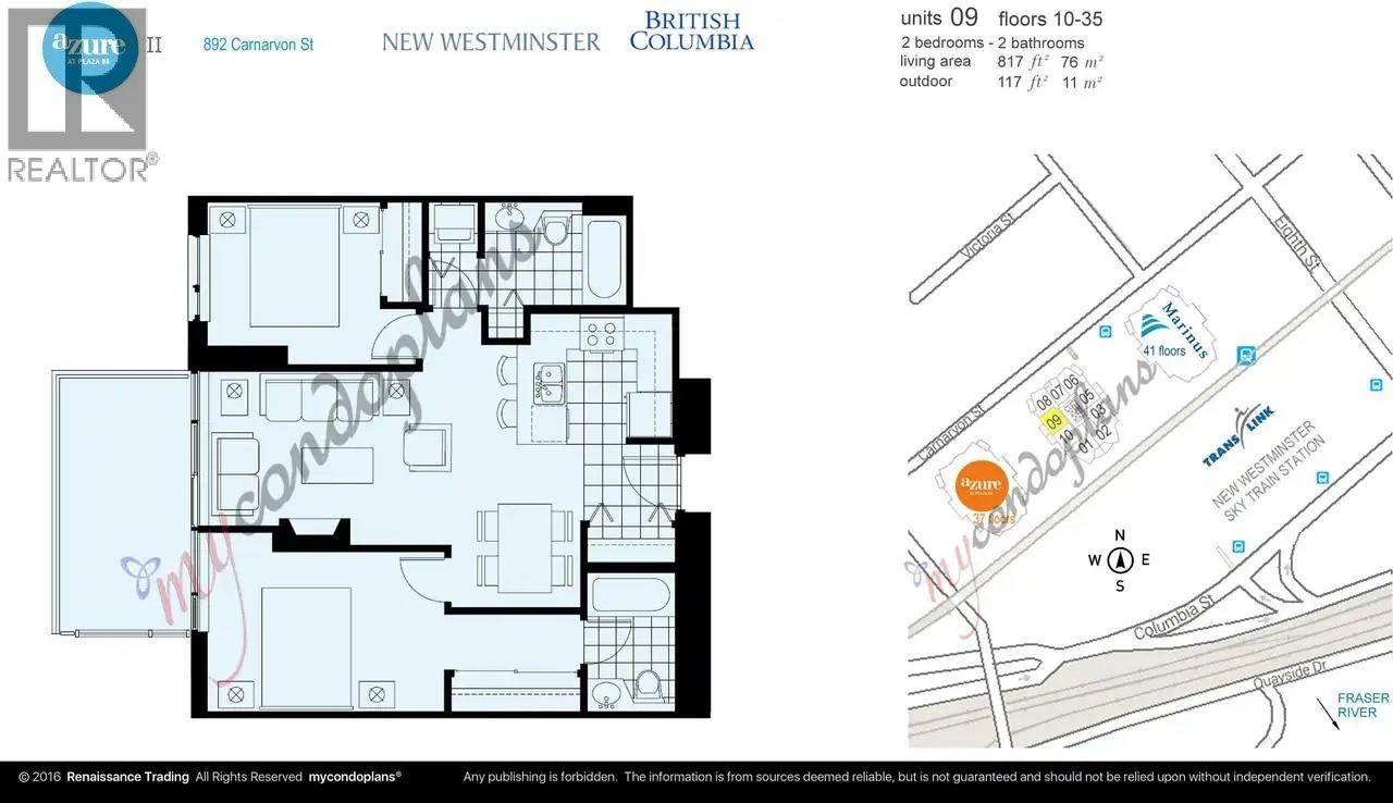 2909 892 Carnarvon Street, New Westminster, British Columbia  V3M 0C5 - Photo 19 - R3081124