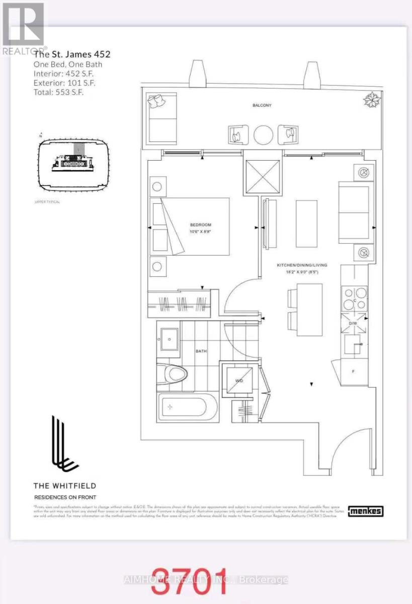 3701 - 180 Front Street E, Toronto, Ontario  M5A 1E6 - Photo 14 - C12841962