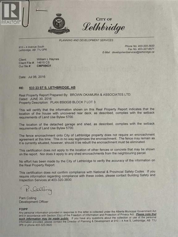 533 23 Street S, Lethbridge, Alberta  T1J 3M9 - Photo 27 - A2258774