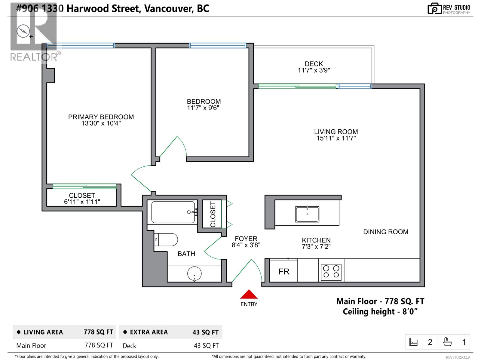 907 1330 Harwood Street, Vancouver, British Columbia  V6E 1S8 - Photo 33 - R3095357