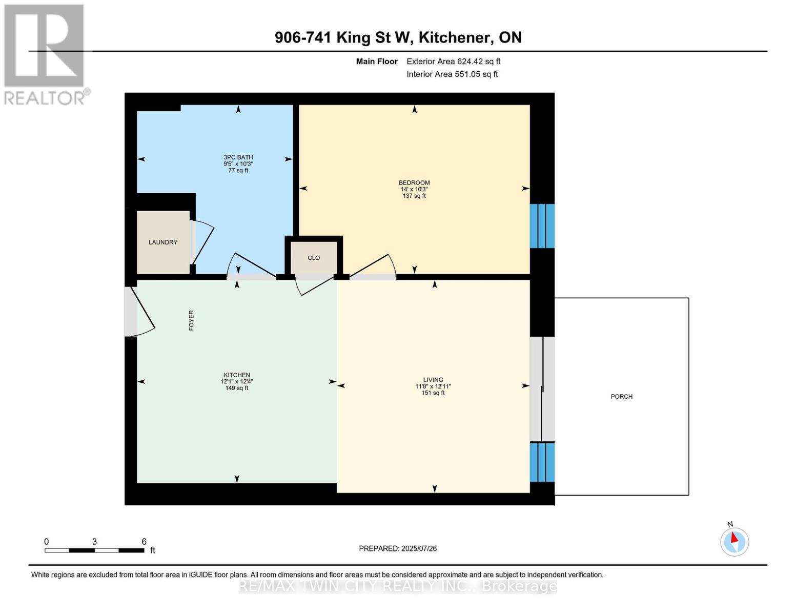 906 - 741 King Street W, Kitchener, Ontario  N2G 1E5 - Photo 35 - X12844578