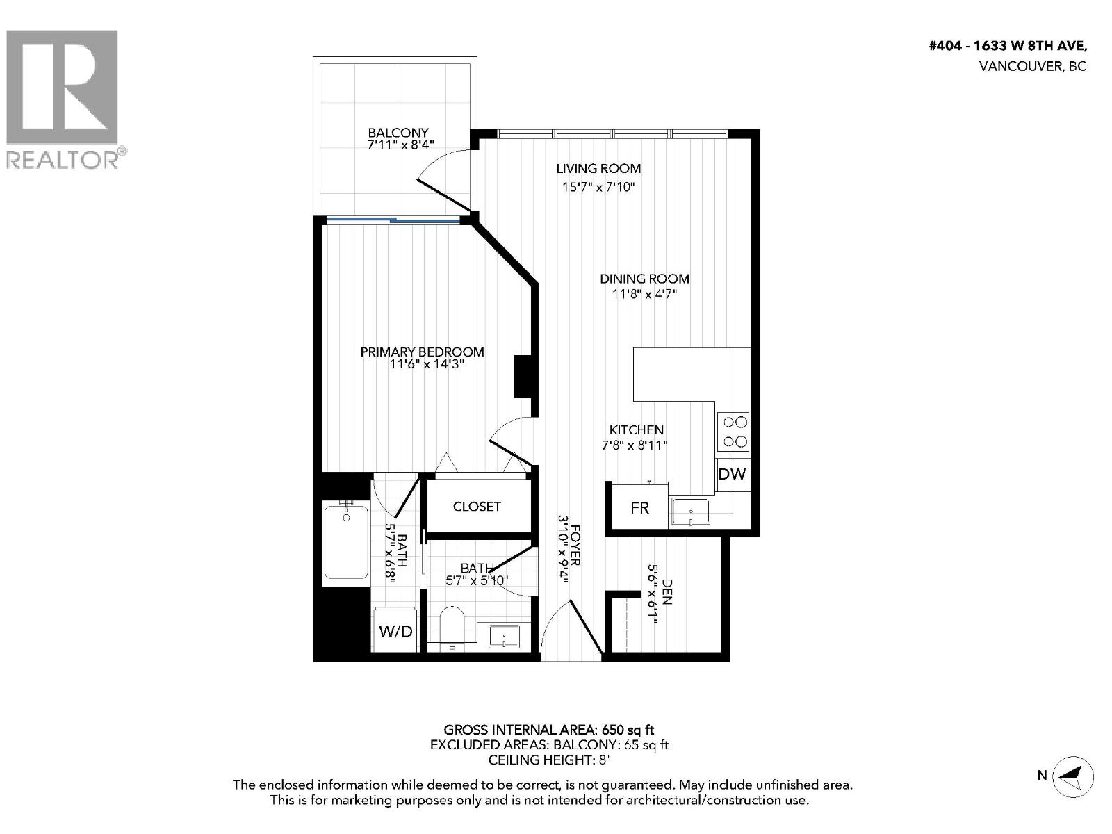 404 1633 W 8th Avenue, Vancouver, British Columbia  V6J 5H7 - Photo 31 - R3096155