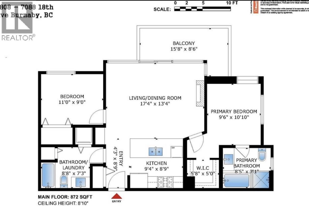 2808 7088 18th Avenue, Burnaby, British Columbia  V3N 0A2 - Photo 29 - R3096308