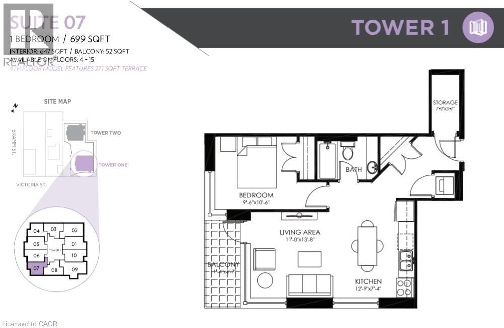 100 Garment Street Unit# 1507, Kitchener, Ontario  N2G 0C3 - Photo 2 - 40808959