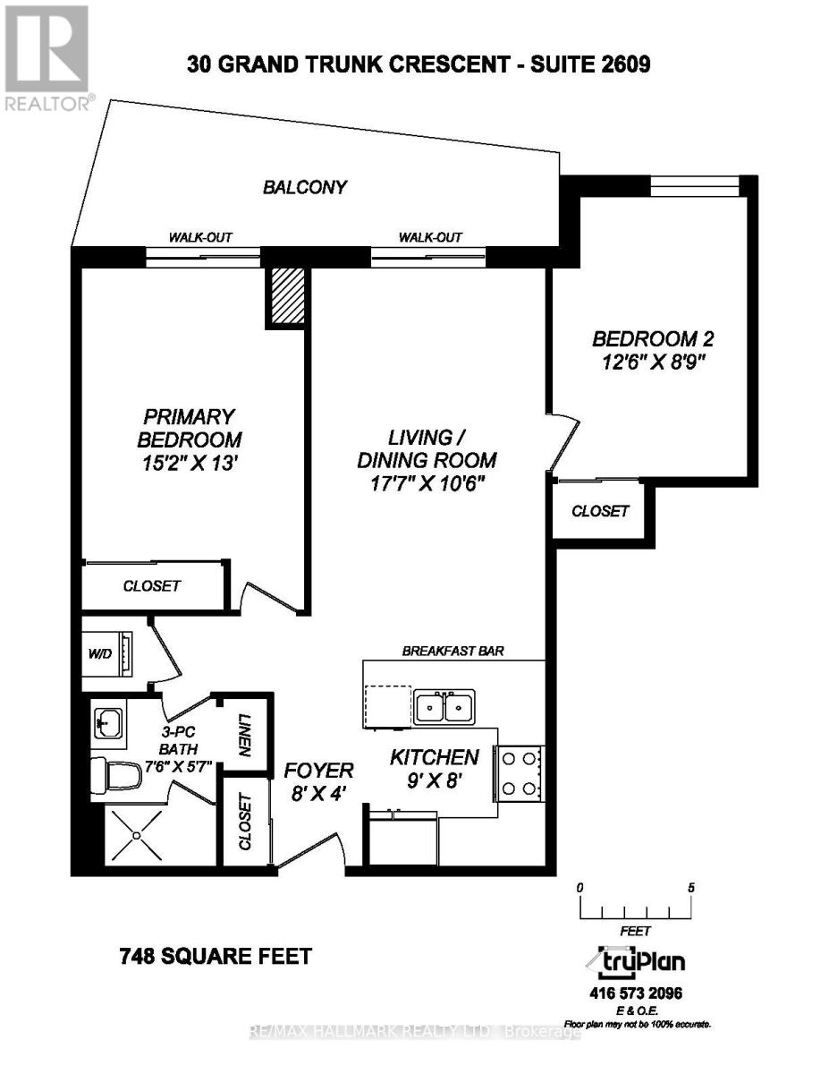 2609 - 30 Grand Trunk Crescent, Toronto, Ontario  M5J 3A3 - Photo 3 - C12849800