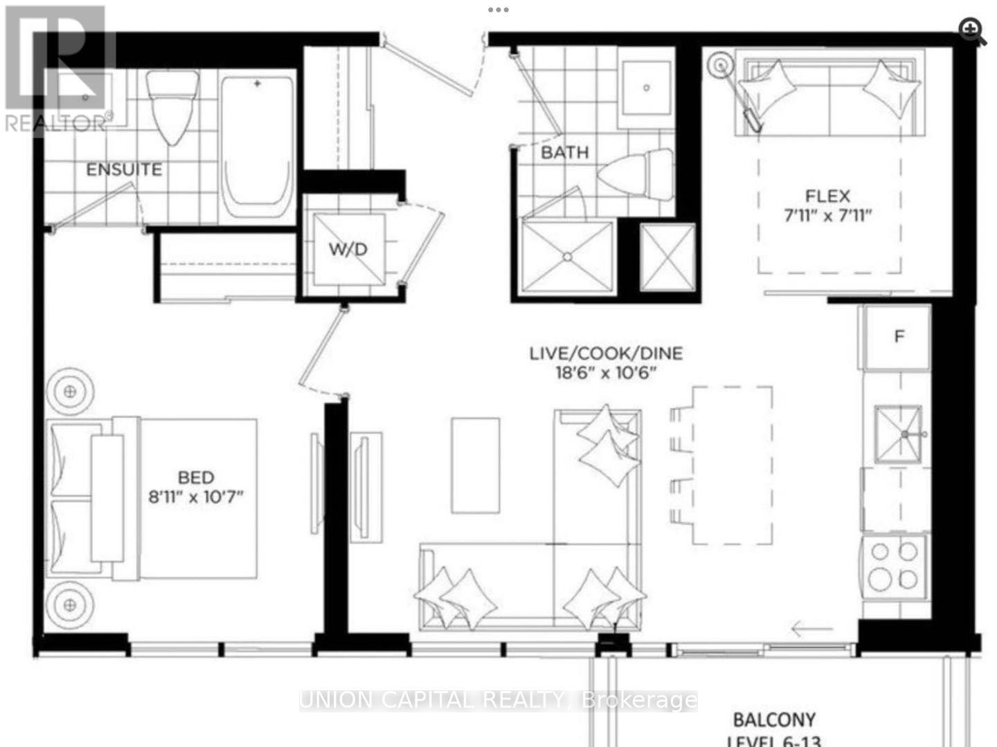 1205 - 270 Dufferin Street, Toronto (South Parkdale), Ontario  M6K 0H8 - Photo 2 - W12854360