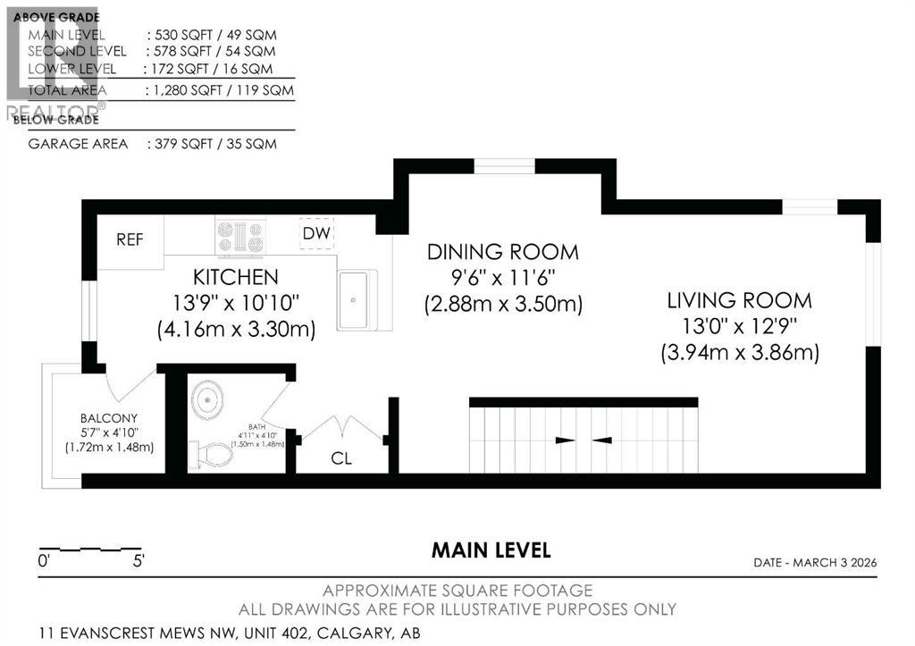 402, 11 Evanscrest Mews Nw, Calgary, Alberta  T3P 0Y1 - Photo 45 - A2290608