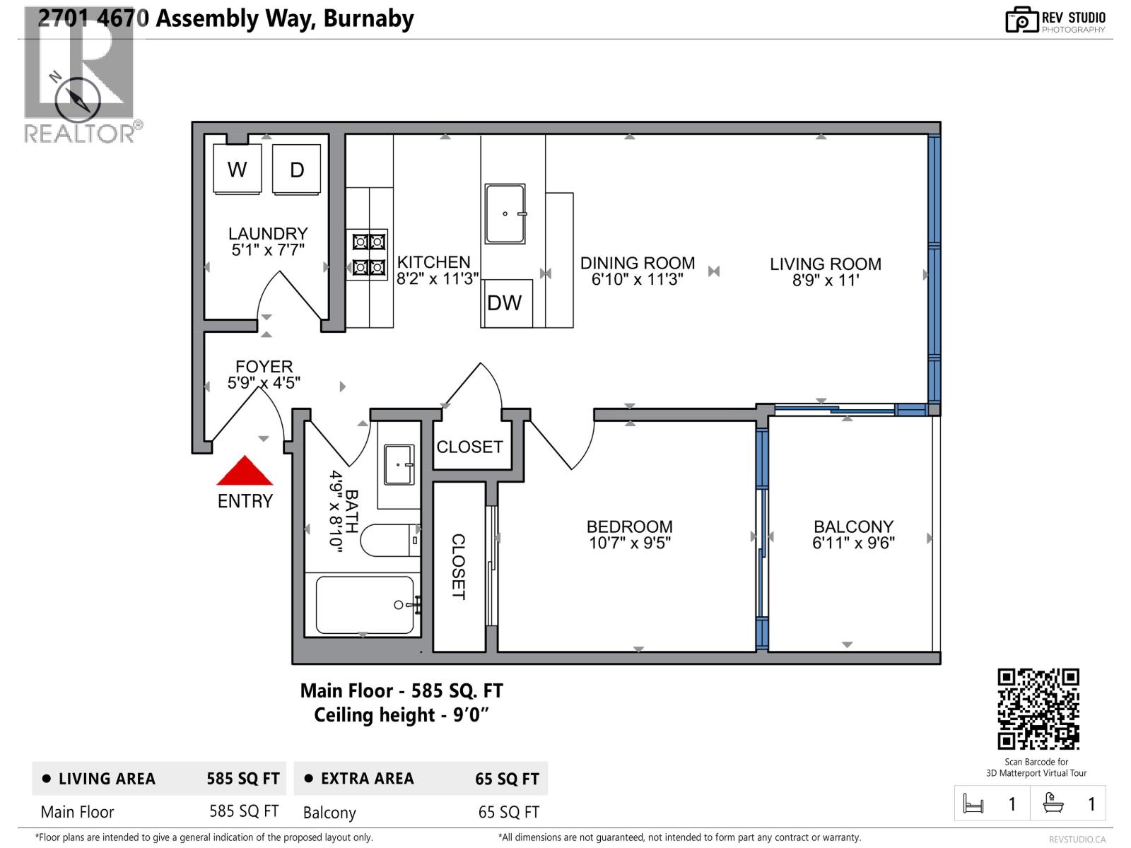 2701 4670 Assembly Way, Burnaby, British Columbia  V5H 0H3 - Photo 14 - R3096054