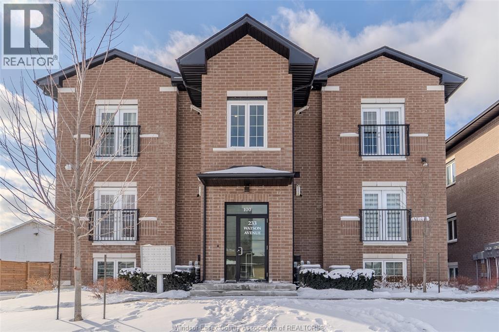 233 Watson AVENUE Unit# 101, windsor, Ontario