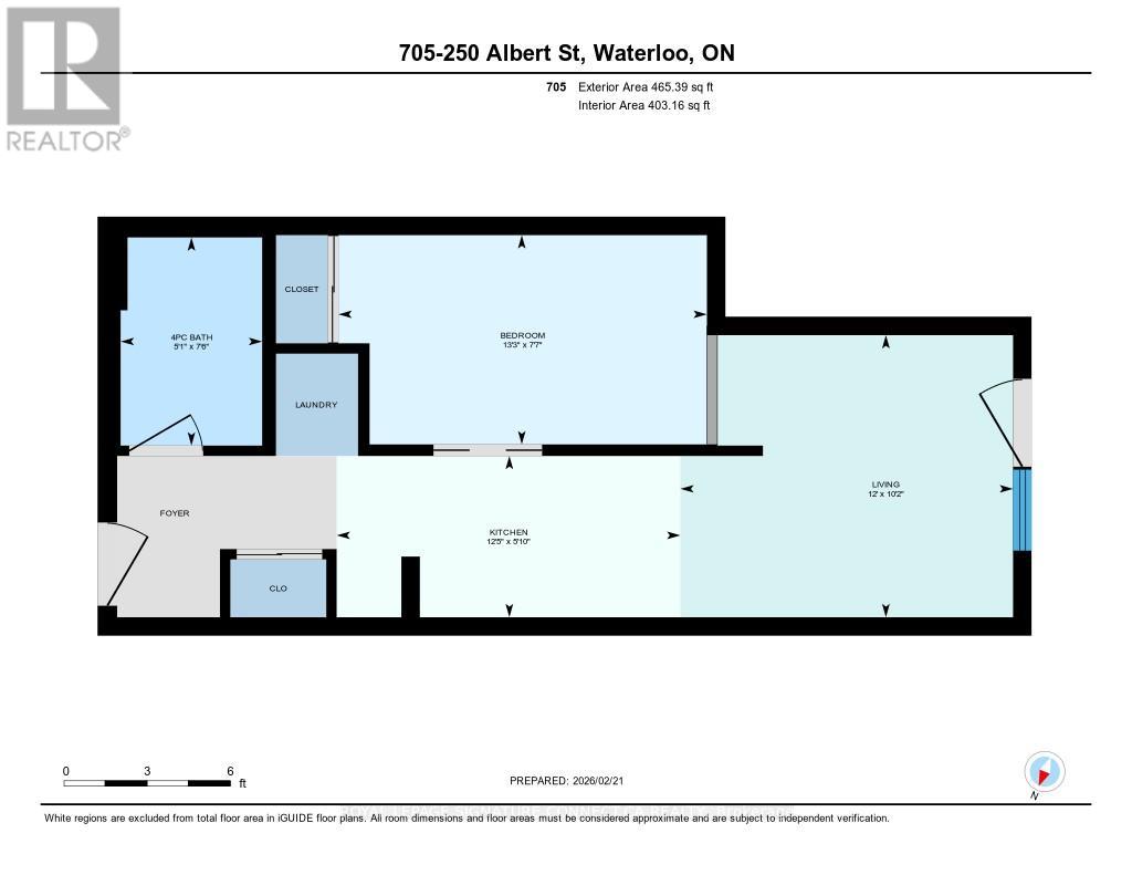 705 - 250 Albert Street, Waterloo, Ontario  N2L 0H5 - Photo 2 - X12858278