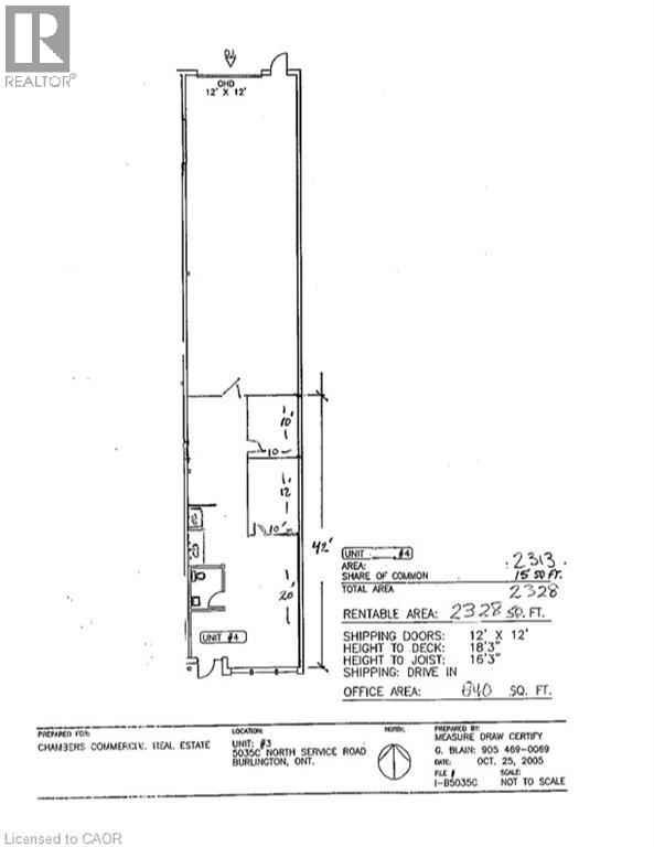 5035 North Service Road Unit# C-4, Burlington, Ontario  L7L 5V2 - Photo 2 - 40810535