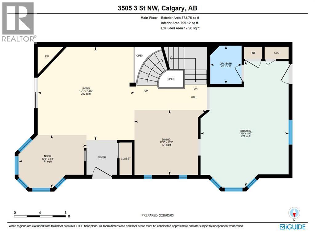 3505 3 Street Nw, Calgary, Alberta T2K 0Z6 - Photo 4 - A2289739
