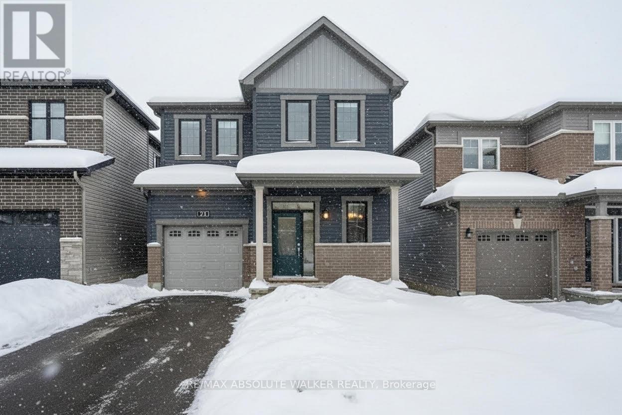 Discover this beautifully upgraded, highly sought-after 2022-built Minto "Kinghurst" home nestled in the vibrant Quinns Pointe community of Barrhaven's south end. This 30-foot single-family gem boasts contemporary design with thoughtful finishes perfect for families seeking modern comfort and style. Step through the front door into an inviting open-concept main floor bright, functional, and designed for todays lifestyle. The heart of the home features a flexible living space, ideal for entertaining or cozy evenings at home. Upstairs, three spacious bedrooms await. The primary suite indulges with a spa-like ensuite that showcases a luxurious walk-in shower, your personal retreat. Both full bathrooms are outfitted with double sinks, emphasizing convenience and elegance throughout. Outside, a fully PVC-fenced backyard provides privacy, clean lines, and low maintenance perfect for kids, pets, and entertaining in style. Downstairs, the unfinished basement presents a true blank canvas, featuring brand new upgraded insulation, a full bathroom rough-in for your future vision whether you dream of a rec room, home office, or in-law suite, the possibilities are yours. Location is everything: Quinns Pointe is a master-planned, family-centered community surrounded by parks, green spaces, and nature trails. Residents enjoy easy access to excellent schools, shopping, transit, and recreational amenities all just minutes away. (id:48254)