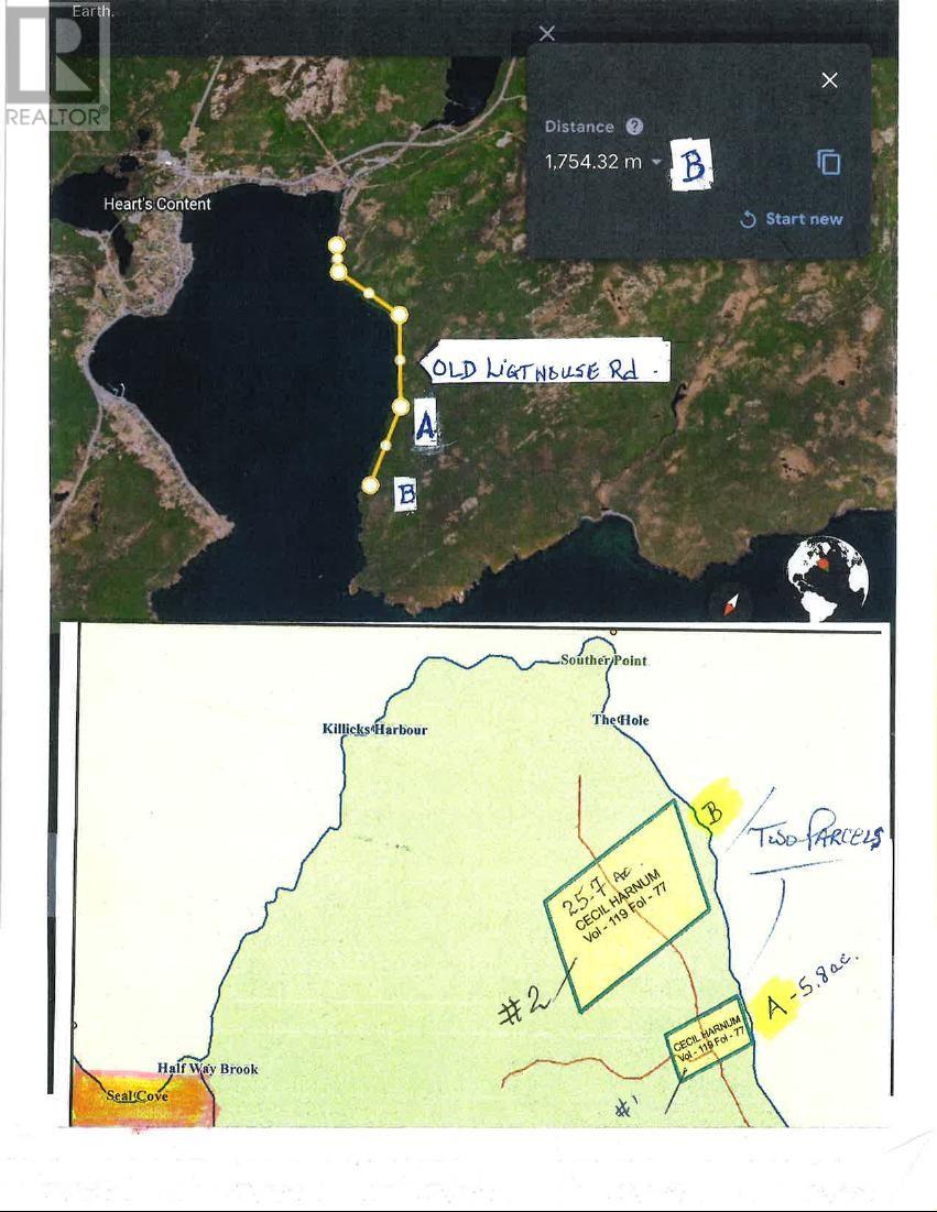 0 Old Light House Road, HEARTS CONTENT, Newfoundland & Labrador