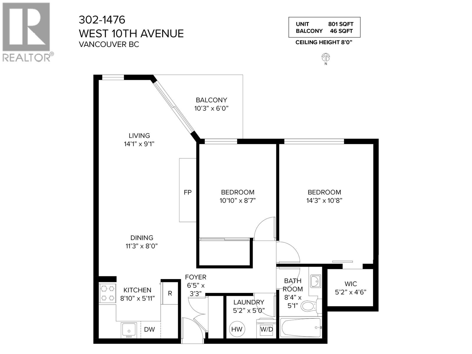 302 1476 W 10th Avenue, Vancouver, British Columbia  V6H 1J9 - Photo 26 - R3097488