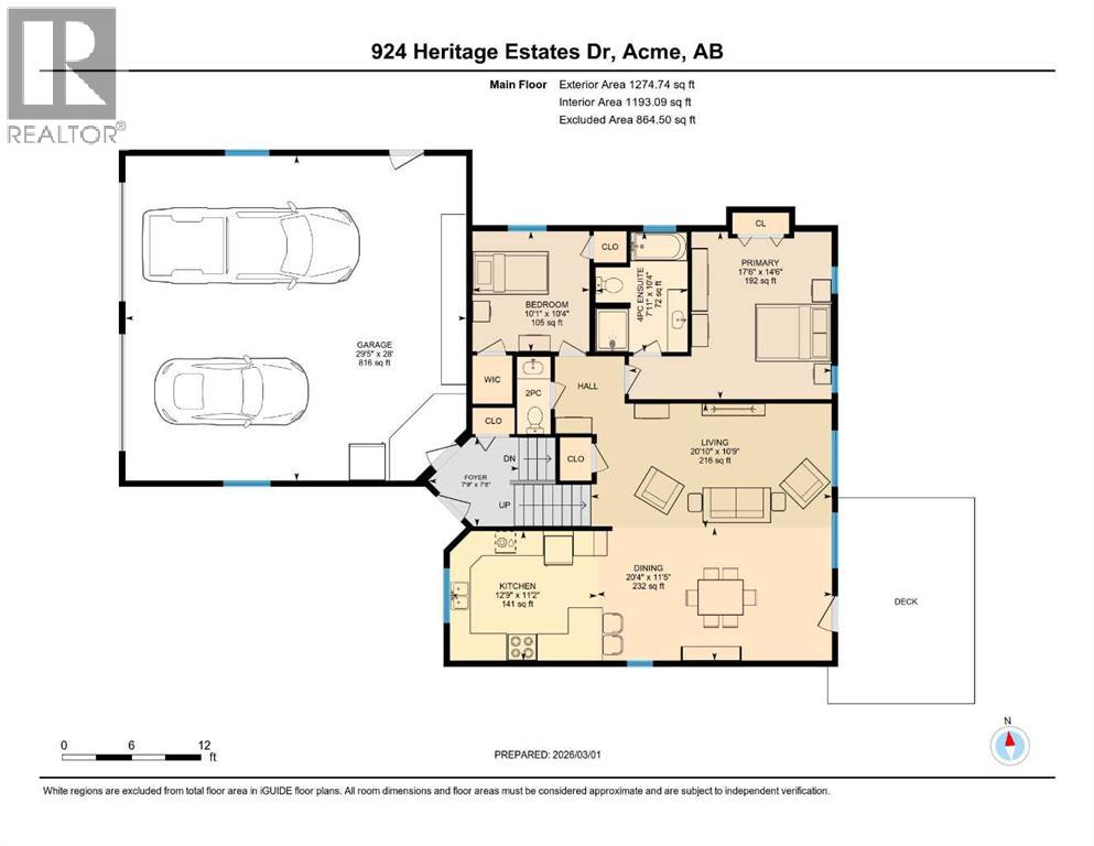 924 Heritage Estates Drive, Acme, Alberta  T0M 0A0 - Photo 31 - A2289795