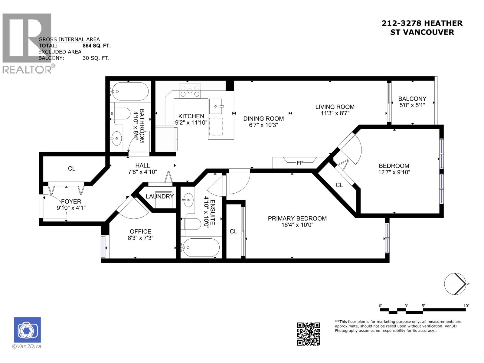 212 3278 Heather Street, Vancouver, British Columbia  V5Z 4R9 - Photo 18 - R3097746