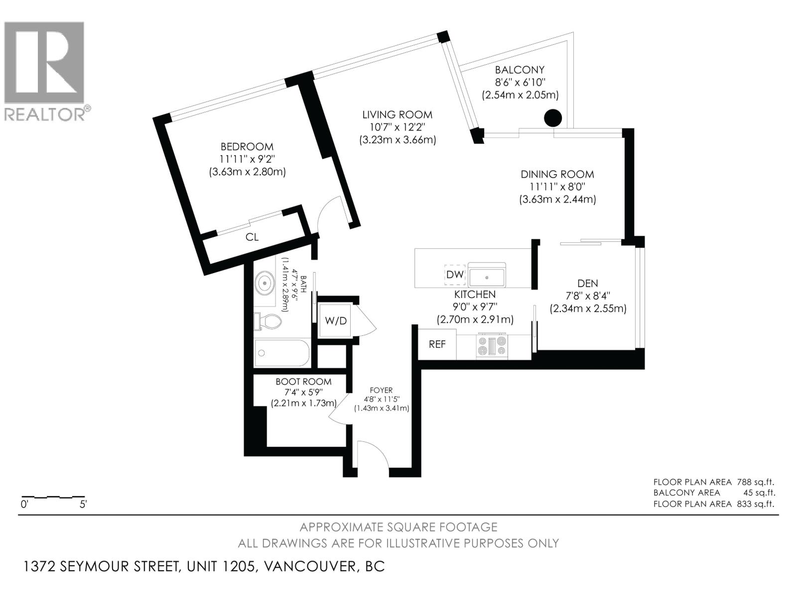 1205 1372 Seymour Street, Vancouver, British Columbia  V6B 0L1 - Photo 29 - R3097947