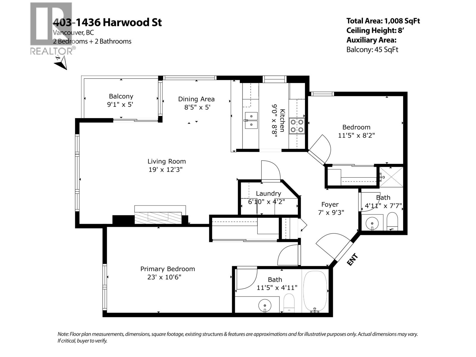 403 1436 Harwood Street, Vancouver, British Columbia  V6G 1X5 - Photo 18 - R3098024