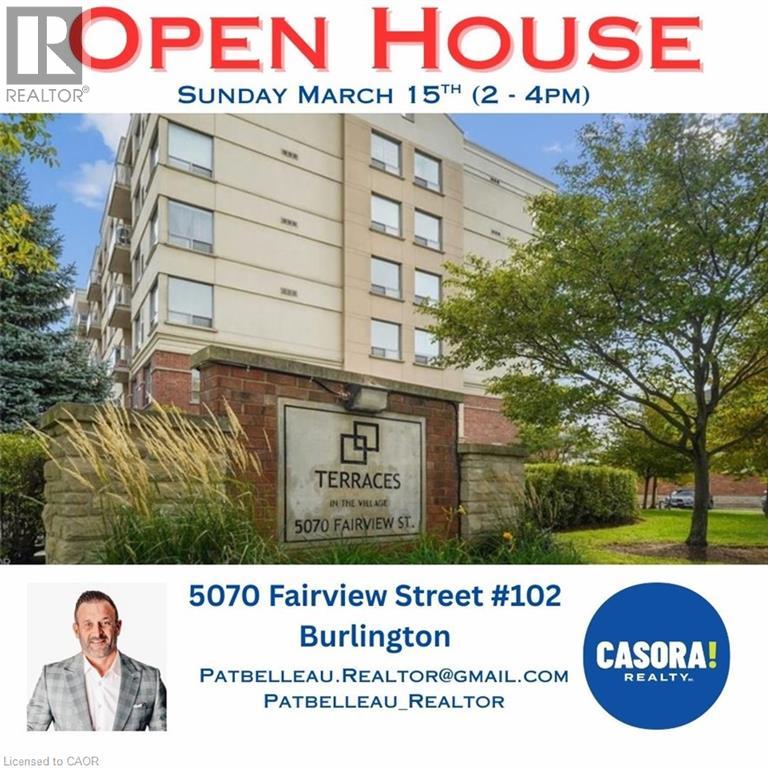 5070 FAIRVIEW Street Unit# 102, Burlington, Ontario