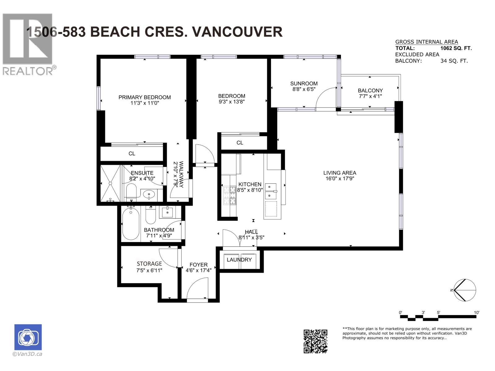 1506 583 Beach Crescent, Vancouver, British Columbia  V6Z 3E6 - Photo 36 - R3097750