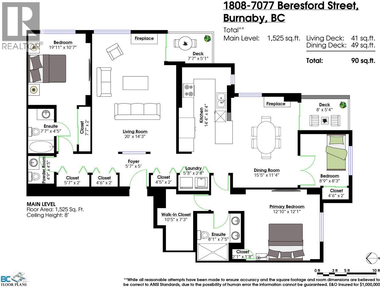 1808 7077 Beresford Street, Burnaby, British Columbia  V5E 4J5 - Photo 22 - R3097073