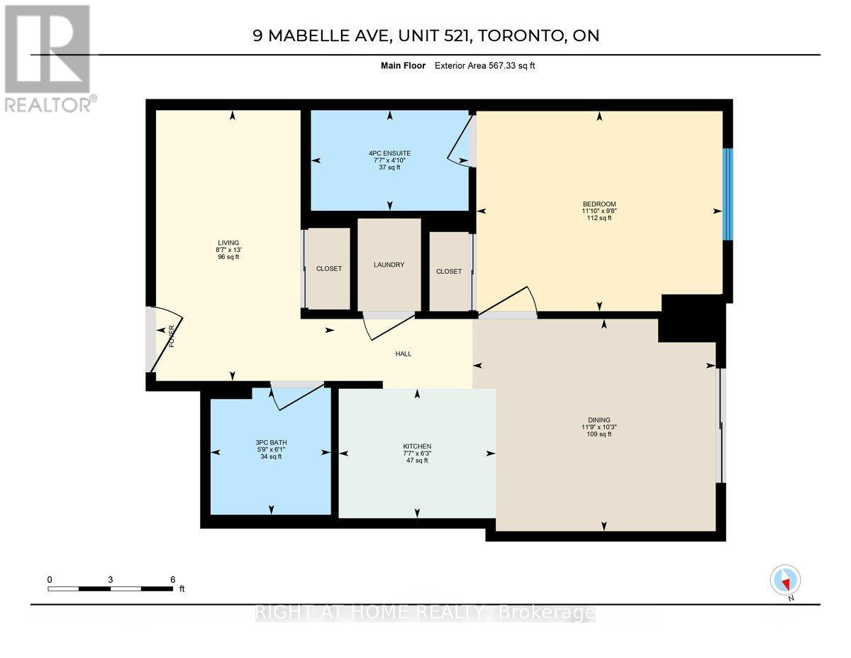 521 - 9 Mabelle Avenue, Toronto, Ontario  M9A 4X7 - Photo 31 - W12869148