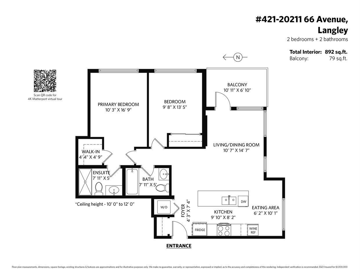 C421 20211 66 Avenue, Langley, British Columbia  V2Y 0L4 - Photo 2 - R3097607