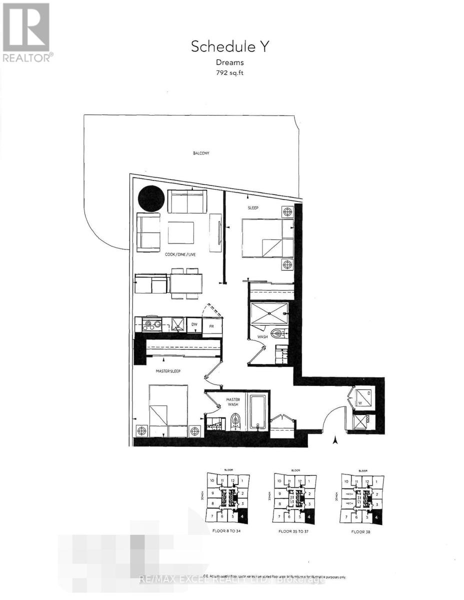 2004 - 1 Bloor Street E, Toronto, Ontario  M4W 1A9 - Photo 19 - C12873416