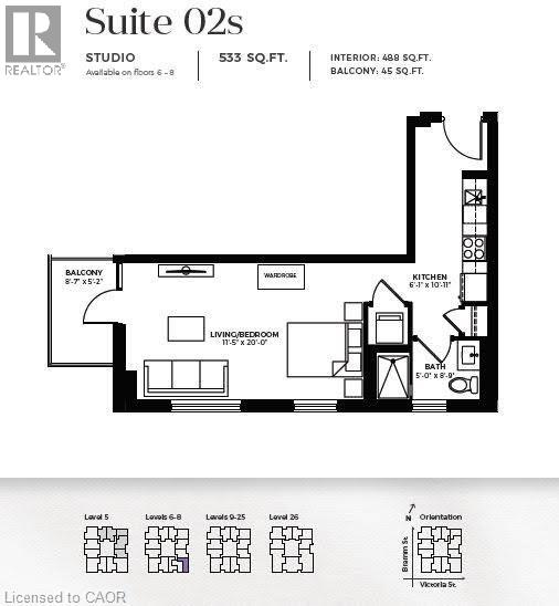 108 Garment Street Unit# 602, Kitchener, Ontario  N2G 0E2 - Photo 24 - 40810054