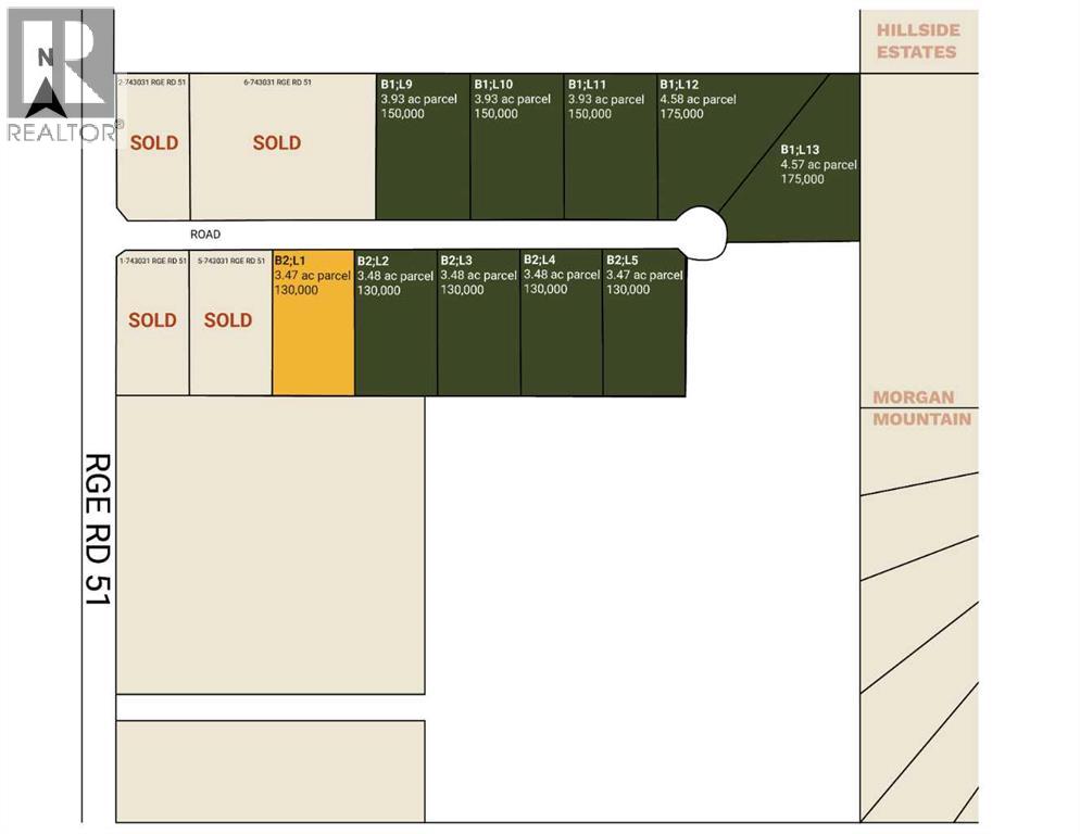 B2, L 1 Pt: SW-24-74-5-W RGE RD 51, county of, Alberta