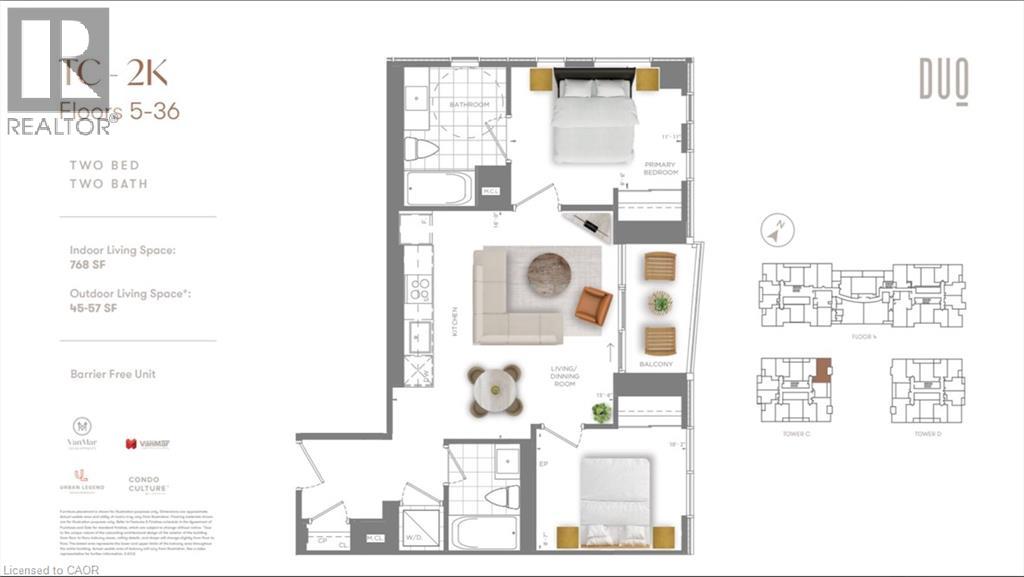 25 Wellington Street S Unit# 3010, Kitchener, Ontario  N2G 0G5 - Photo 2 - 40811413